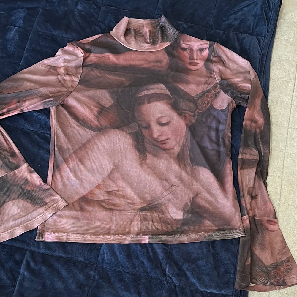Artistic Print Women's Top